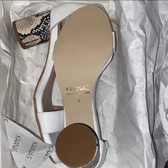 KAANAS Snake Heel Sandal - Picture 4 of 4